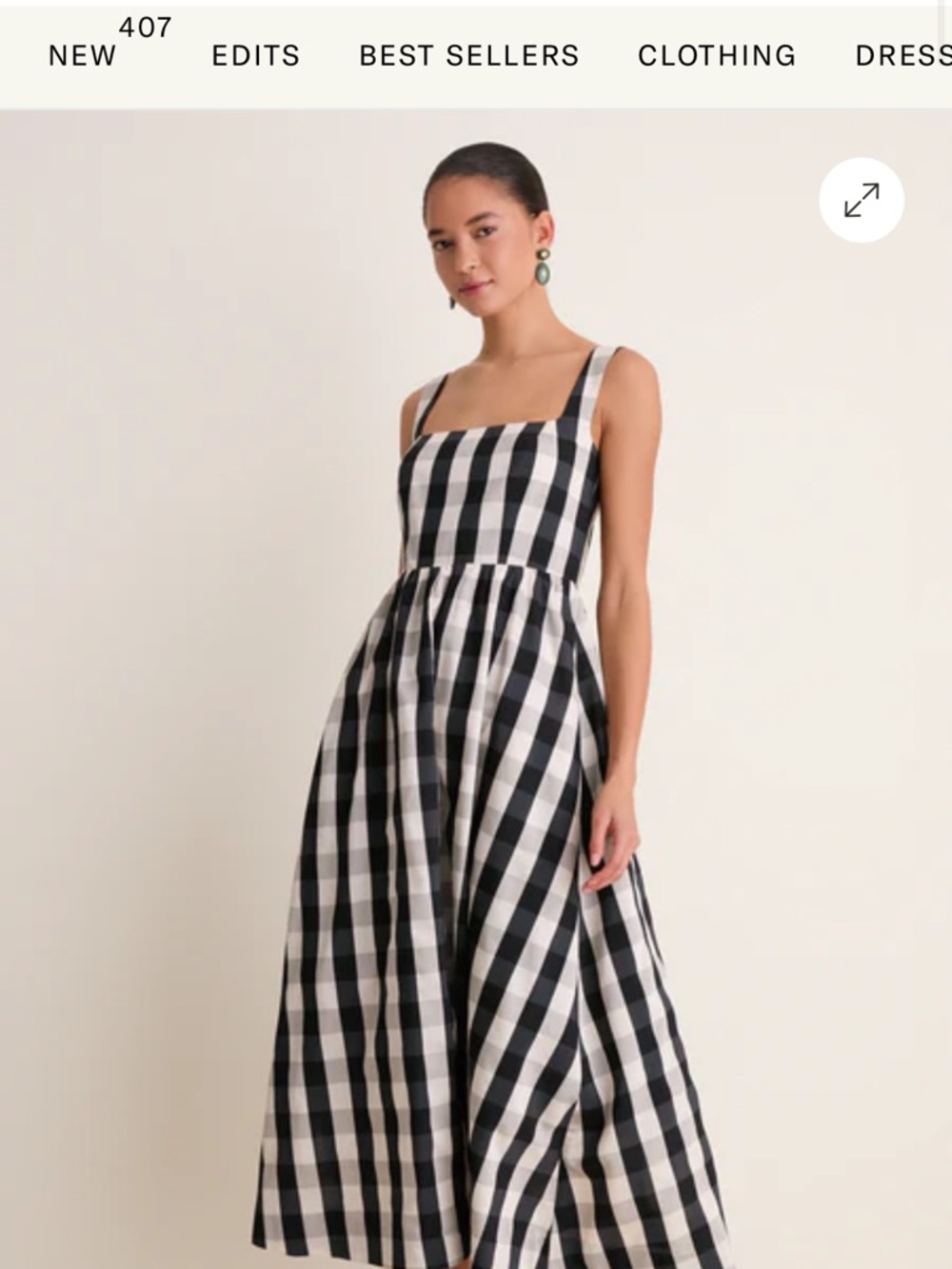 Tuckernuck Midnight Check Esme Dress